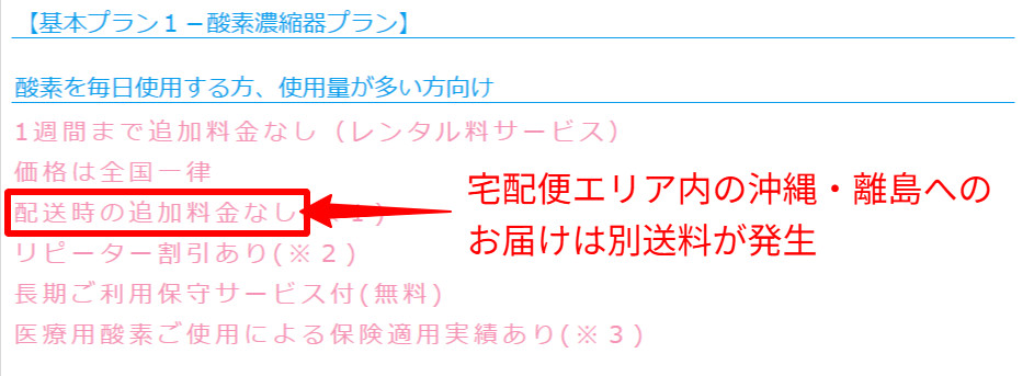 日本医療の配送料は無料